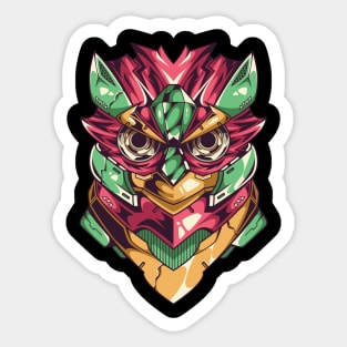 Robo Owl design Sticker
